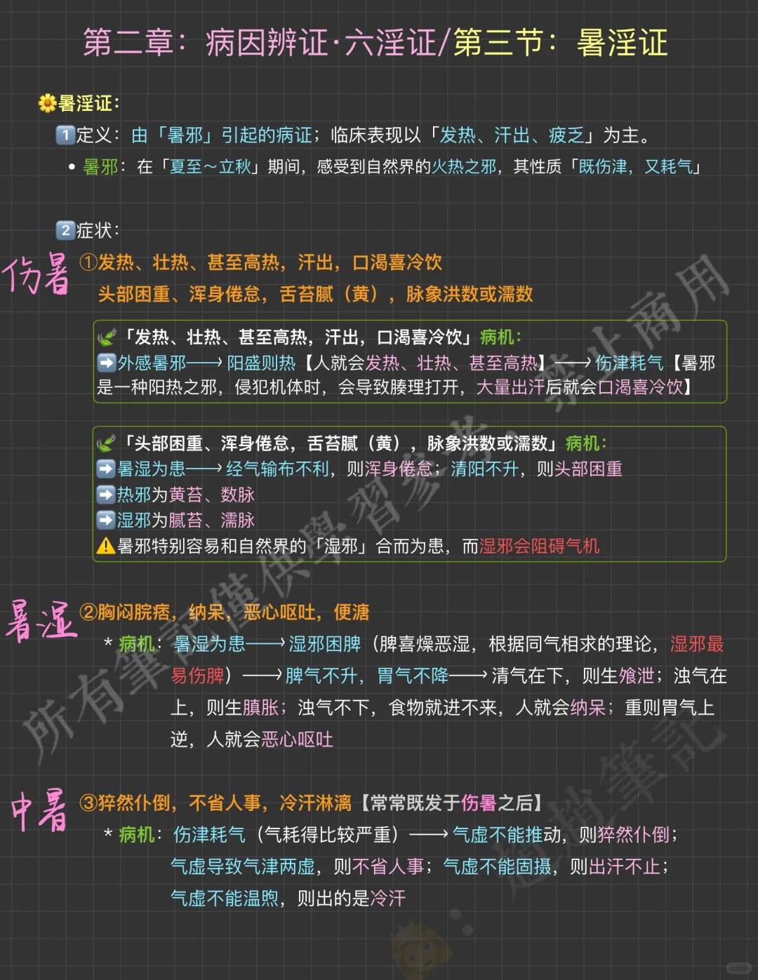 011病因辨证·六淫证：暑淫证