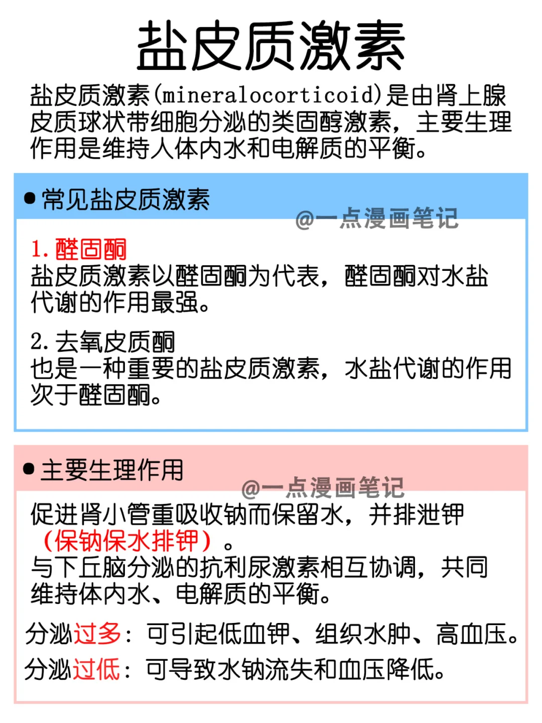 学习笔记📒盐皮质激素和醛固酮系统