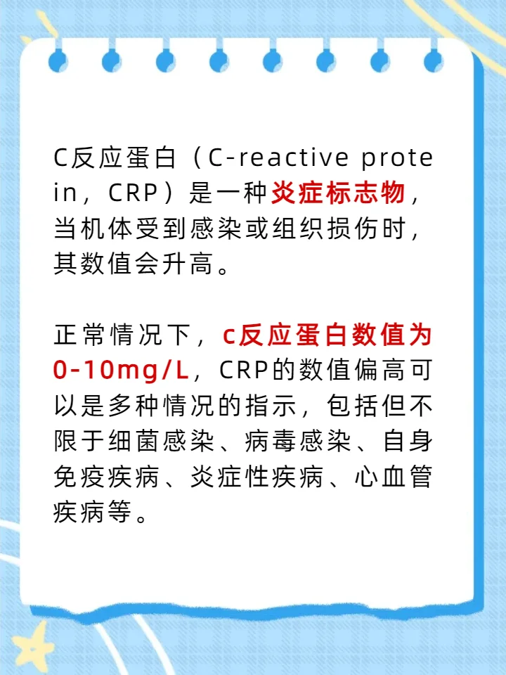 c反应蛋白偏高❓并非只是病毒感染这么简单